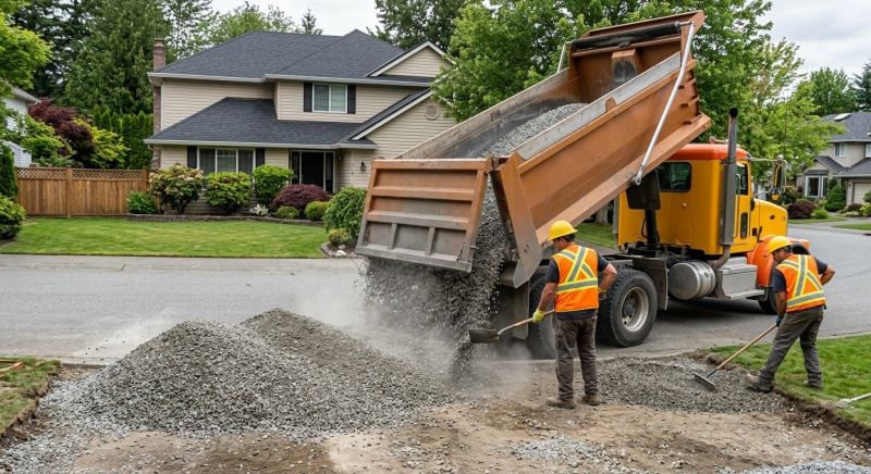 Gravel Pouring in Waldorf, MD
