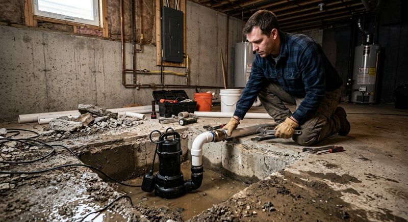 Sump Pump Plumbing in Warwick, RI